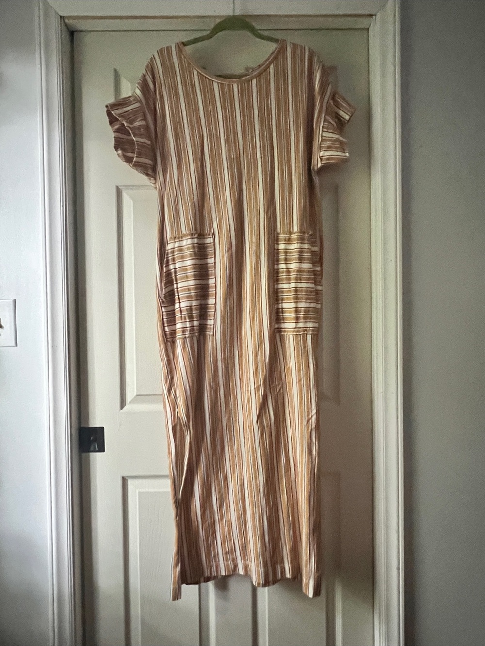 Free people beach striped Womenโs Maxi Dress